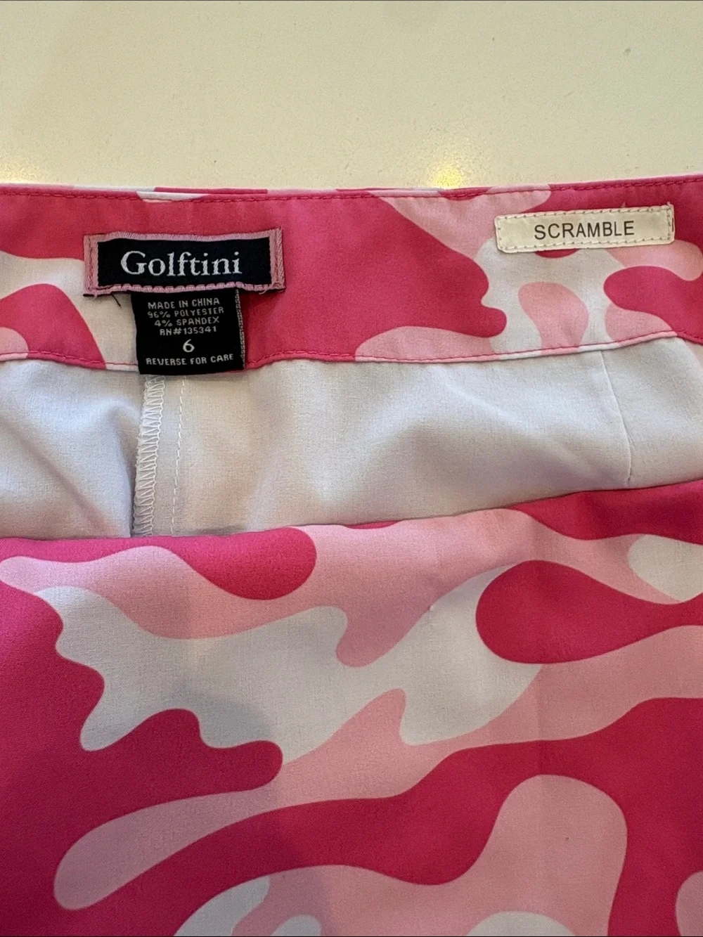 Women’s Pink Camo Skirt - Brand Unspecified